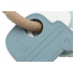Anneau de dentition porte-clé silicone on the go Jollein