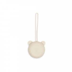 Étui à sucette en silicone warm sand Jollein