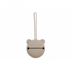 Étui à sucette en silicone olive Jollein