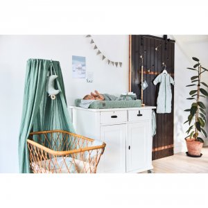 Ciel de lit vintage 155 cm ash green Jollein