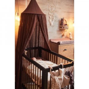 Ciel de lit vintage 245 cm chestnut Jollein