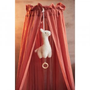 Ciel de lit vintage 155 cm rosewood Jollein