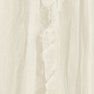 Ciel de lit vintage 245 cm ruffle ivoire Jollein