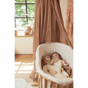 Ciel de lit vintage 155 cm biscuit Jollein