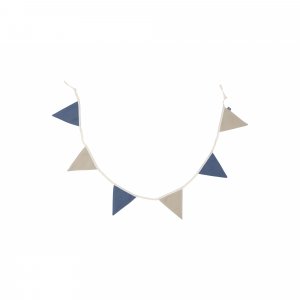 Guirlande drapeau party collection jeans blue/olive Jollein