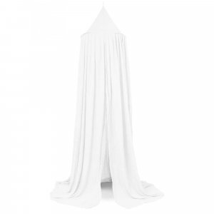 Pack ciel de lit vintage 245 cm white + flèche de lit blanche Jollein