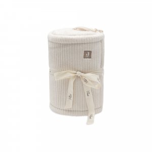 Tour de parc bébé cloudy rib oatmeal Jollein