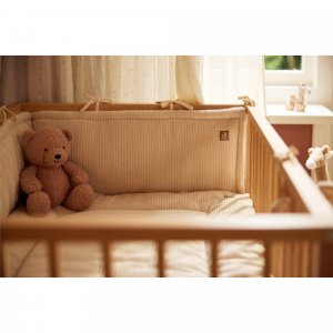 Tour de parc bébé cloudy rib oatmeal Jollein