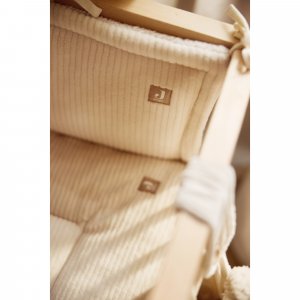 Tour de parc bébé cloudy rib oatmeal Jollein