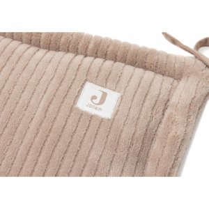 Tour de parc bébé cloudy rib milky coffee Jollein