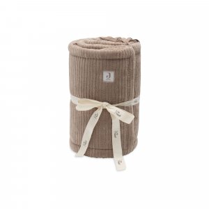 Tour de parc bébé cloudy rib milky coffee Jollein