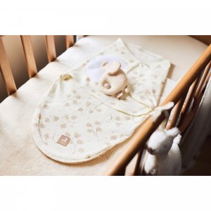 Couverture bébé chaude 100 x 150 cm basic jersey sherpa oatmeal Jollein