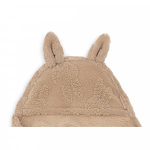 Couverture nomade portefeuille miffy jacquard teddy biscuit Jollein