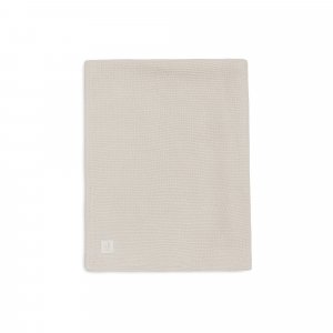 Couverture bébé tricot 100 x 150 cm basic knit velvet oatmeal Jollein