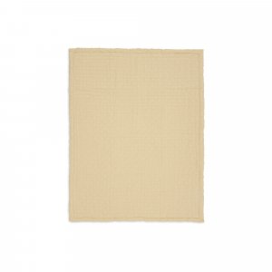 Couverture berceau 75x100 cm gaze de coton jacquard vanilla Jollein