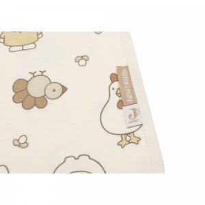 Couverture bébé jersey 75x100 cm miffy family farm Jollein