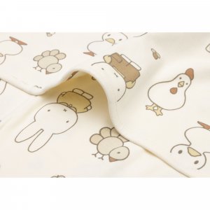 Couverture bébé jersey 75x100 cm miffy family farm Jollein