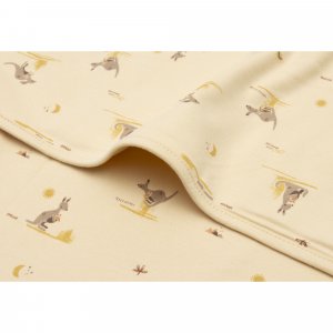 Couverture bébé jersey 75x100 cm kangaroots Jollein