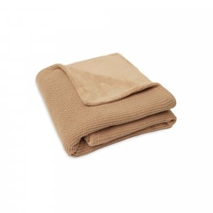 Couverture berceau 75x100cm basic knit fleece Jollein
