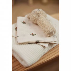 Couverture berceau 75 x 100 cm basic knit ivory Jollein