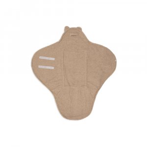 Couverture portefeuille bear bouclette biscuit Jollein