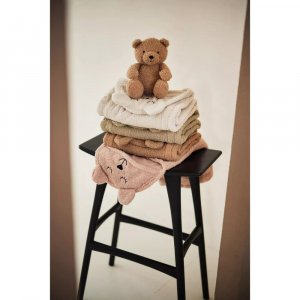 Couverture portefeuille bear bouclette biscuit Jollein