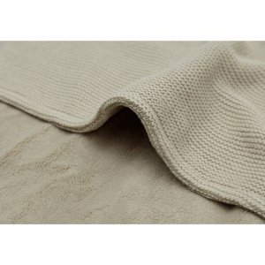 Couverture berceau 75x100cm basic knit fleece Jollein