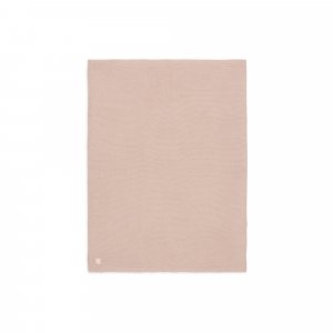 Couverture berceau 75 x 100 cm basic knit rose Jollein