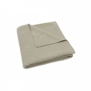 Couverture berceau 75 x 100 cm basic knit olive Jollein
