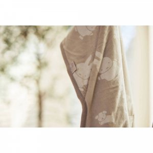 Couverture portefeuille miffy snuffy nougat Jollein