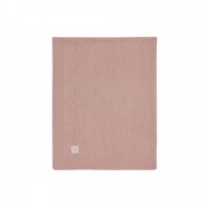 Couverture berceau 75x100 cm cosy knit wild rose Jollein