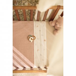 Couverture berceau 75x100 cm cosy knit wild rose Jollein