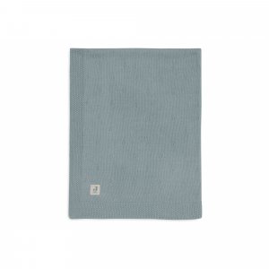 Couverture berceau 75x100 cm cosy knit sea green Jollein
