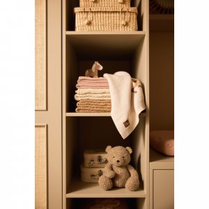 Couverture berceau 75x100 cm cosy knit wild rose & velvet Jollein