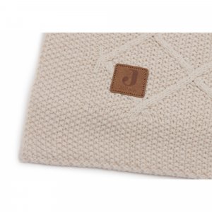 Couverture bébé 75x100 cm check knit oatmeal Jollein