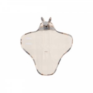 Couverture portefeuille câline bunny check bouclette Jollein