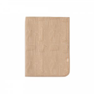 Couverture bébé 100x150 cm jungle jambo biscuit et oatmeal Jollein