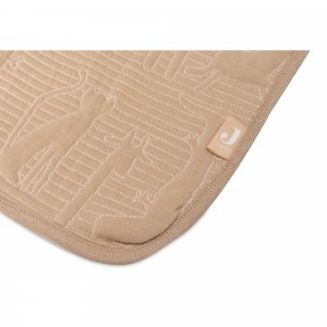 Couverture bébé 100x150 cm jungle jambo biscuit et oatmeal Jollein