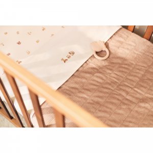 Couverture bébé 75 x 100 cm velvet rib milky coffee Jollein