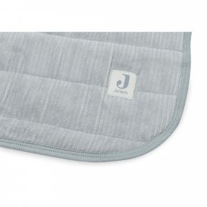 Couverture bébé 75 x 100 cm velvet rib sea green Jollein