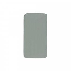 Lot de 2 draps housses 70 x 140 cm jersey sea green et ivory Jollein