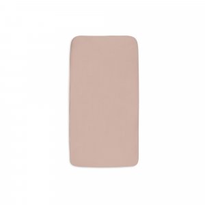 Lot de 2 draps housses 70 x 140 cm jersey wild rose et ivory Jollein