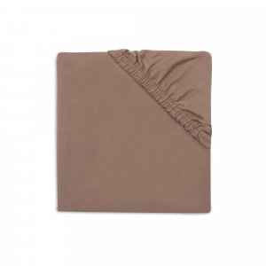 Drap housse 70x140 cm jersey milky coffee Jollein