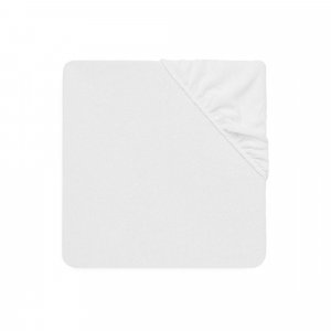 Drap housse éponge imperméable 60 x 120cm blanc Jollein