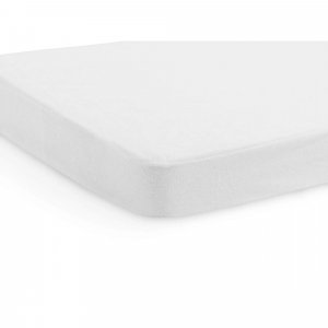 Drap housse éponge imperméable 60 x 120cm blanc Jollein