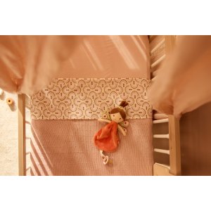 Drap berceau 75x100cm - soft plumes Jollein