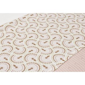Drap berceau 75x100cm - soft plumes Jollein