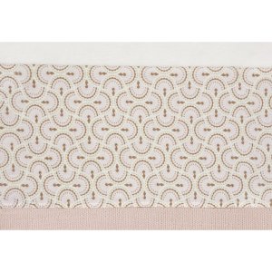 Drap berceau 75x100cm - soft plumes Jollein