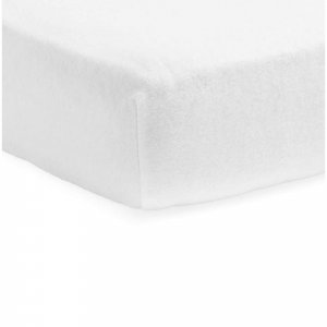 Drap housse molleton 50 x 90 cm white Jollein