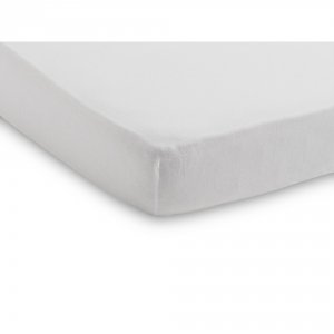 Drap housse 60x120 cm jersey blanc Jollein